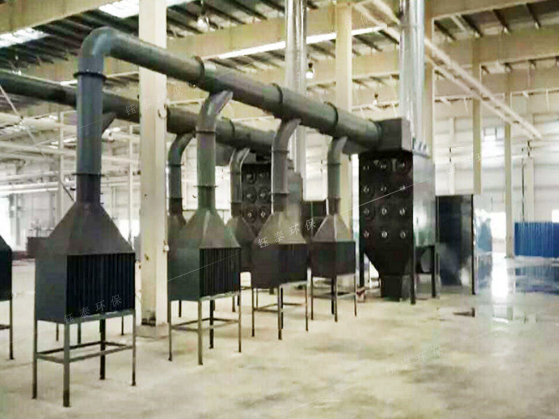 濾筒除塵器在金屬拋光車間的粉塵收集效果