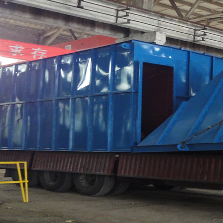 有機肥廠造粒、風選、包裝工序DMC-120除塵器已發(fā)貨